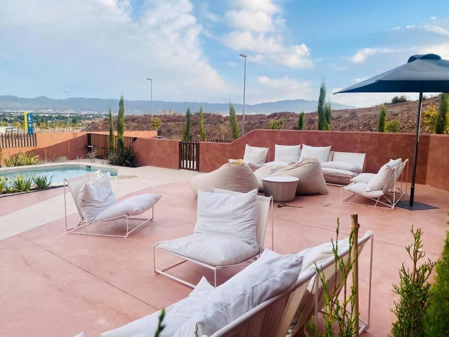 Piscina Chic Con Gran Terraza Lägenhet Murcia Exteriör bild